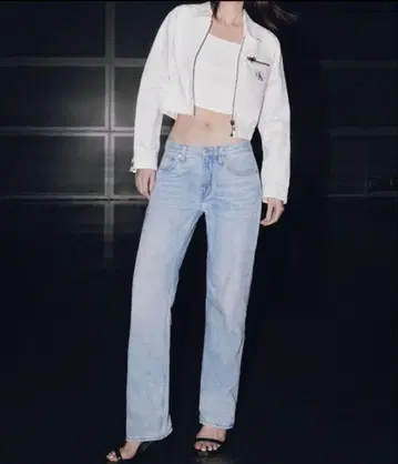 캘빈클라인 로우라이즈 스트레이트 데님 로우라이즈 스트레이트 데님