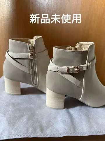 미사용 새상품 베이지 숏부츠 24.0