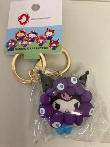 오사카 간사이 만박 미야쿠미야쿠 입체 키링 쿠로미 EXPO2025 산리오