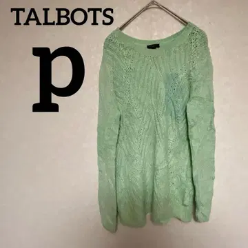 할인 즉시 구매 OK TALBOTS 민트 그린 니트 스웨터 PETITE