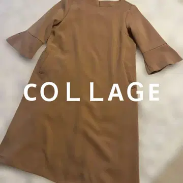 COLLAGE 콜라주 개럴개런트 베이지 원피스 새상품급