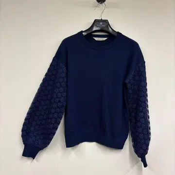 네이비 니트 긴팔