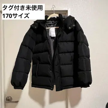 [ 택 포함 시착만 한 상품 미사용 ] 블랙 다운 자켓 170 사이즈
