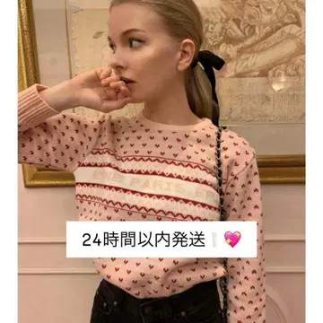 epine paris nordic knit 베이비 핑크