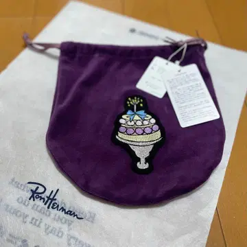 래들로 크리스마스 케이크 드로우 스트링 파우치 ( L )