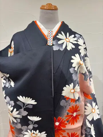 호몬기 블랙~차콜 그레이~살몬 핑크 양화 국화 새상품급 중고