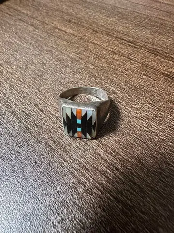 주니족 ZUNI 인레이 반지 빈티지 반지