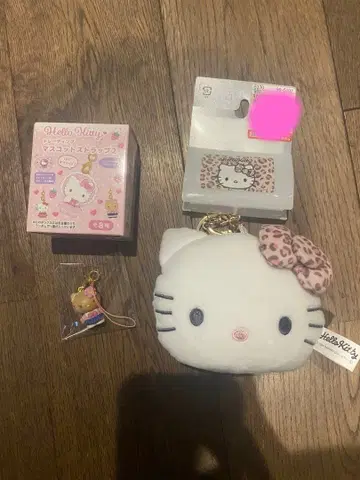 헬로키티 갸루키티 마스코트 스트랩 키체인