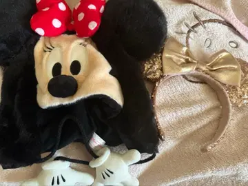 디즈니 머리띠 끈 포함 팬캡 세트