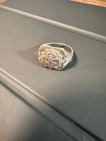 레어 USA제 40s GS 스털링 실버 반지