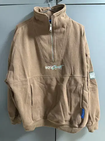 SEQUENZ L 하프 지퍼 트레이닝복 브라운