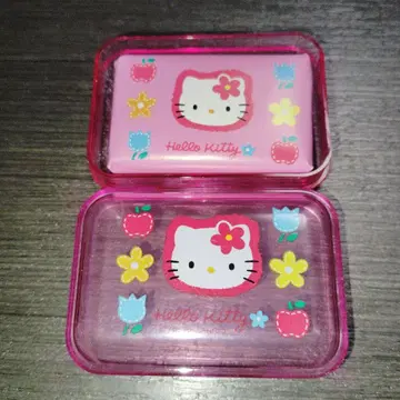 레트로 키티 비누와 케이스