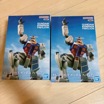 상자 없음 RX-78F00/E 건담 피규어 namco 한정판 x 2세트