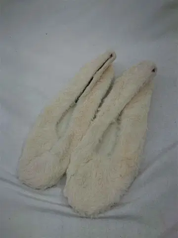 자라 ZARA 인조 모피 발레 슈즈 38 베이지 계열 여성용