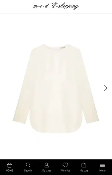 [ 새상품 택 포함 ] 아베닐 에투알 슬리브 펄 롱 티셔츠