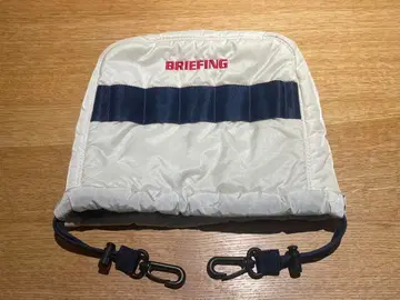 BRIEFING 아이언용 골프헤드커버 화이트/네이비