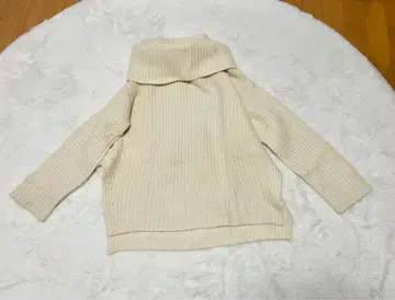 프레임워크 아이보리 하이넥 스웨터 니트 긴팔 캐시미어 혼방