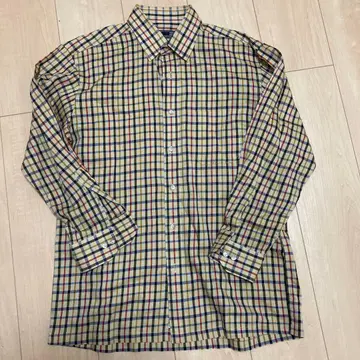 DAKS 닥스 체크 셔츠 면 100%