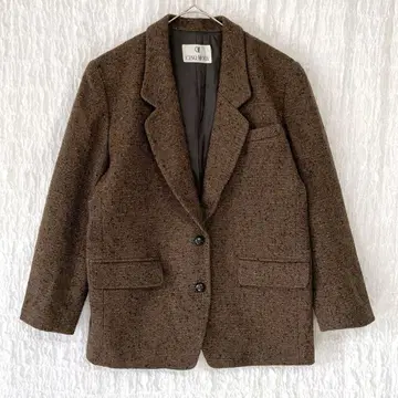 3337 트위드 테일러드 자켓 울 브라운 여성용 겉옷