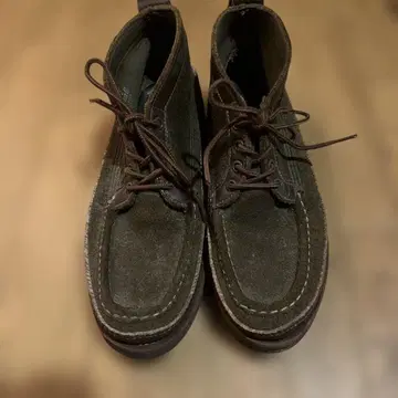 RUSSELL MOCCASIN 러셀모카신 부츠 US7 그린