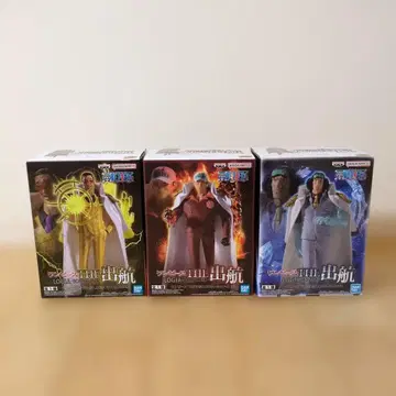 설날 특가! 원피스 THE 출항 해군 대장 피규어 3체 세트