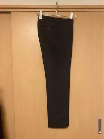 트위드 슬랙스 영국 Moon사 네이비 사이즈 72 그린 라벨