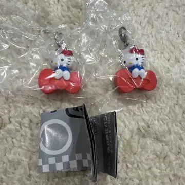 헬로키티 아메리칸 디자인 메지루시 액세서리 리본 2개 세트