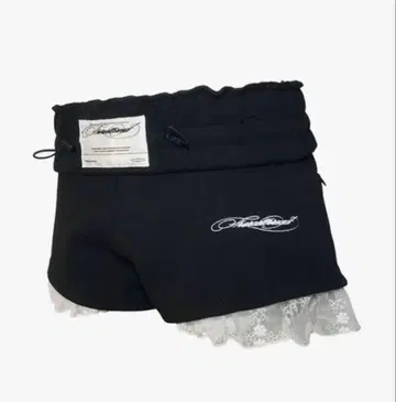 theredthread S jersey shorts lace black