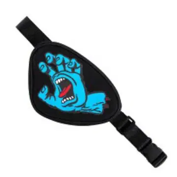 SCREAMING HAND CROSS BODY BAG / BLACK