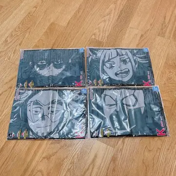 나의 히어로 아카데미아 제일복권 타월 4개 세트