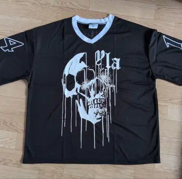 youngLA 스컬 프린트 T셔츠