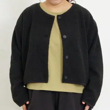 사만사 모스모스 컷 보아 숏 자켓