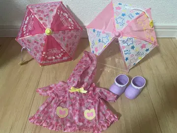 멜짱 핑크 레인코트 세트