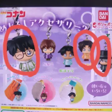 명탐정 코난 캡슐 토이 메지루시 액세서리 2 5개 묶음 판매