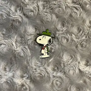 스누피 SNOOPY 핀 배지 등산 하이킹 트레킹 레어