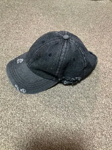 네버마인드 더 엑스유 워시 데님 캡