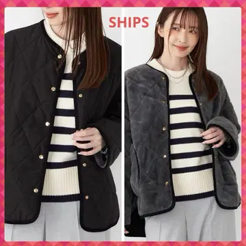 SHIPS Colors: 리버서블 퀼팅 코트 2025 AW