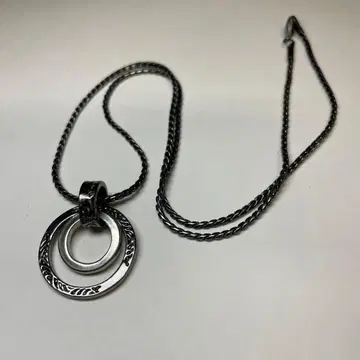 이중 반지 목걸이