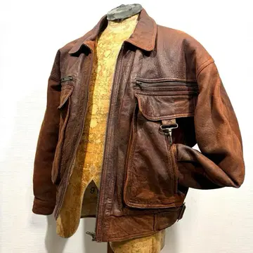 M 양가죽 Wind Armor 윈드아머 레더 자켓 짧은 기장