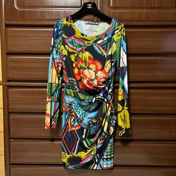 Desigual 데시구알 올 패턴 드레이프 원피스 새상품급