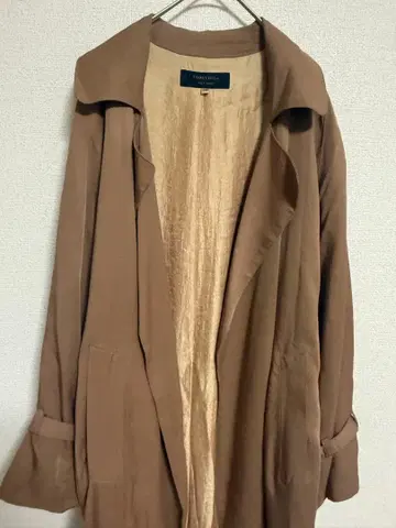 [ 새상품급 ] TODAYFUL 투데이풀 롱 트렌치코트 카멜 겉옷