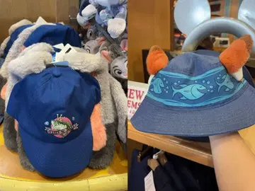 도쿄 디즈니 리조트 주토피아 닉 주디 캡 세트