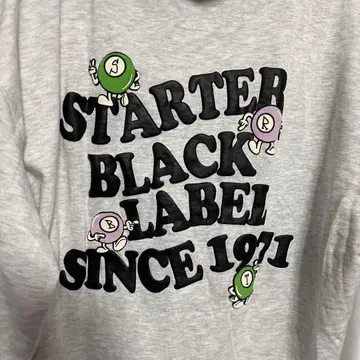 STARTER 그레이 후드티 L