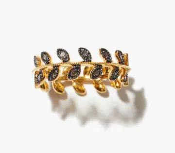 ARTIDA OUD 리프 파베 다이아몬드 반지 그레이 13호