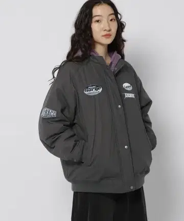 niko and - 레이서 와펜 블루종 프리 사이즈