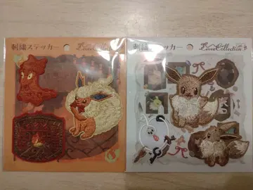 포켓몬 포켓몬 센터 이브이 컬렉션 자수 스티커