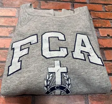 Champion FCA 로고 80s XX-LARGE USA제 트리코 태그