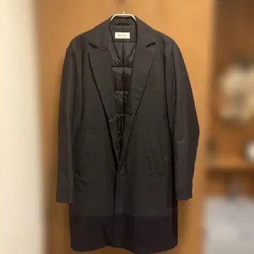 en route 다크 그레이 체스터 코트