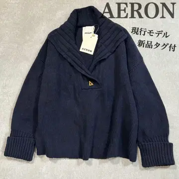 [택 포함 새상품] 2024 AW AERON 지오메트릭 니트 풀오버