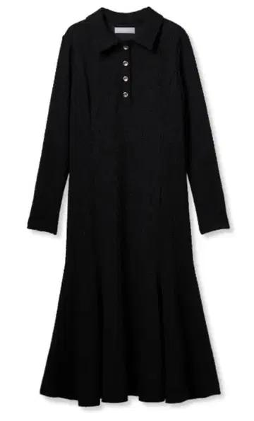 [ 새상품급 ] celford 셀포드 골드 버튼 셔링 티셔츠 원피스